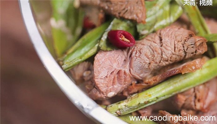 香菜牛肉怎么做 香菜牛肉的做法