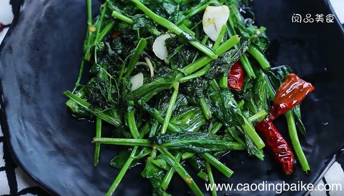 炝炒豌豆尖怎么做 炝炒豌豆尖的做法