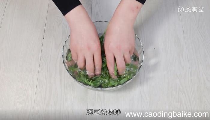 炝炒豌豆尖怎么做 炝炒豌豆尖的做法