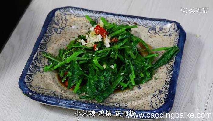 凉拌豌豆尖怎么做 凉拌豌豆尖的做法