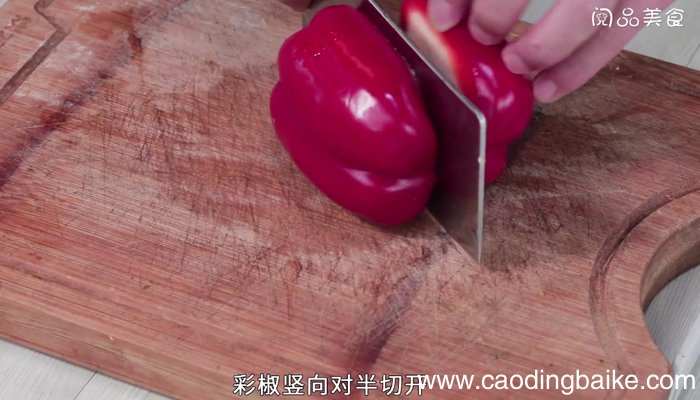 嫩南瓜酿彩椒 嫩南瓜酿彩椒的做法
