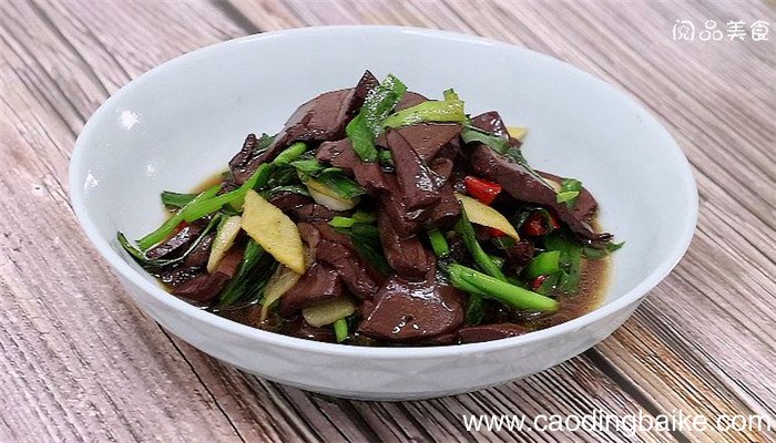韭菜炒猪血怎么做 韭菜炒猪血做法是什么