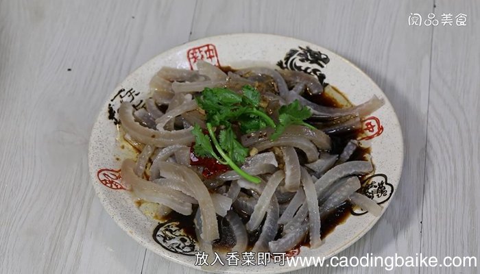 凉拌猪皮的做法 凉拌猪皮怎么做