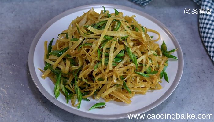 尖椒炒豆丝的做法 尖椒炒豆丝怎么做