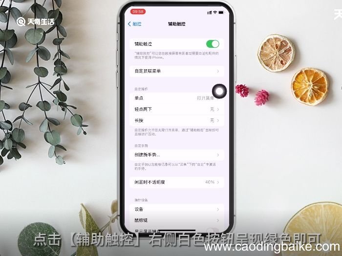 苹果怎么开启悬浮球 苹果如何开启悬浮球