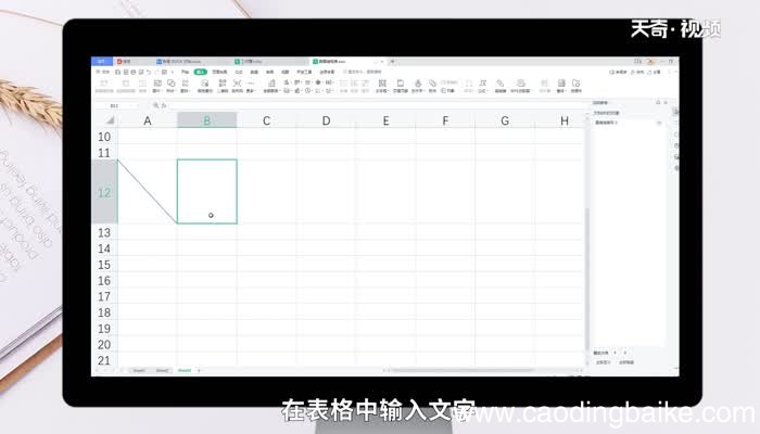 表格斜线一分为二怎么打字 表格斜线一分为二如何打字