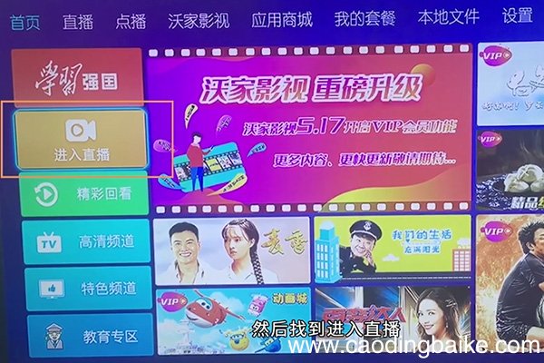 网络电视怎么看电视台节目