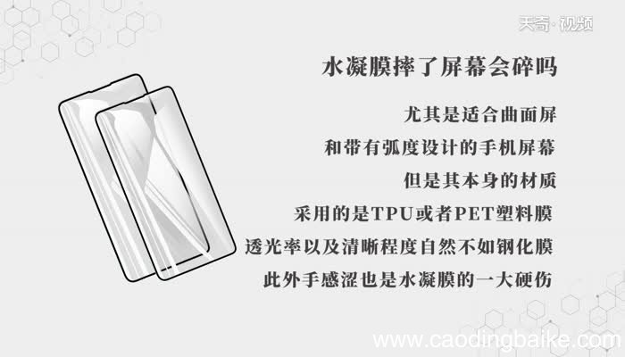 水凝膜摔了屏幕会碎吗水凝膜摔了屏幕会不会碎