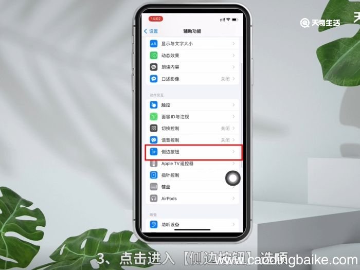 苹果侧边按钮怎么设置 苹果侧边按钮设置